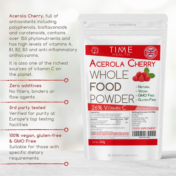 Acerola Cherry - 26% Vitamin C - Powder