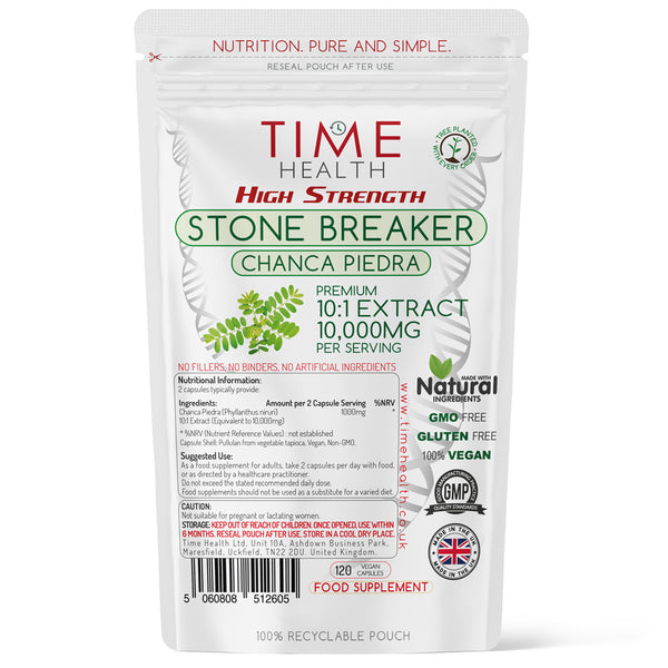 Stone Breaker - Chanca Piedra - 120 Capsules - Kidney & Liver Support - Dissolve, Flush & Cleanse - Phyllanthus niruri