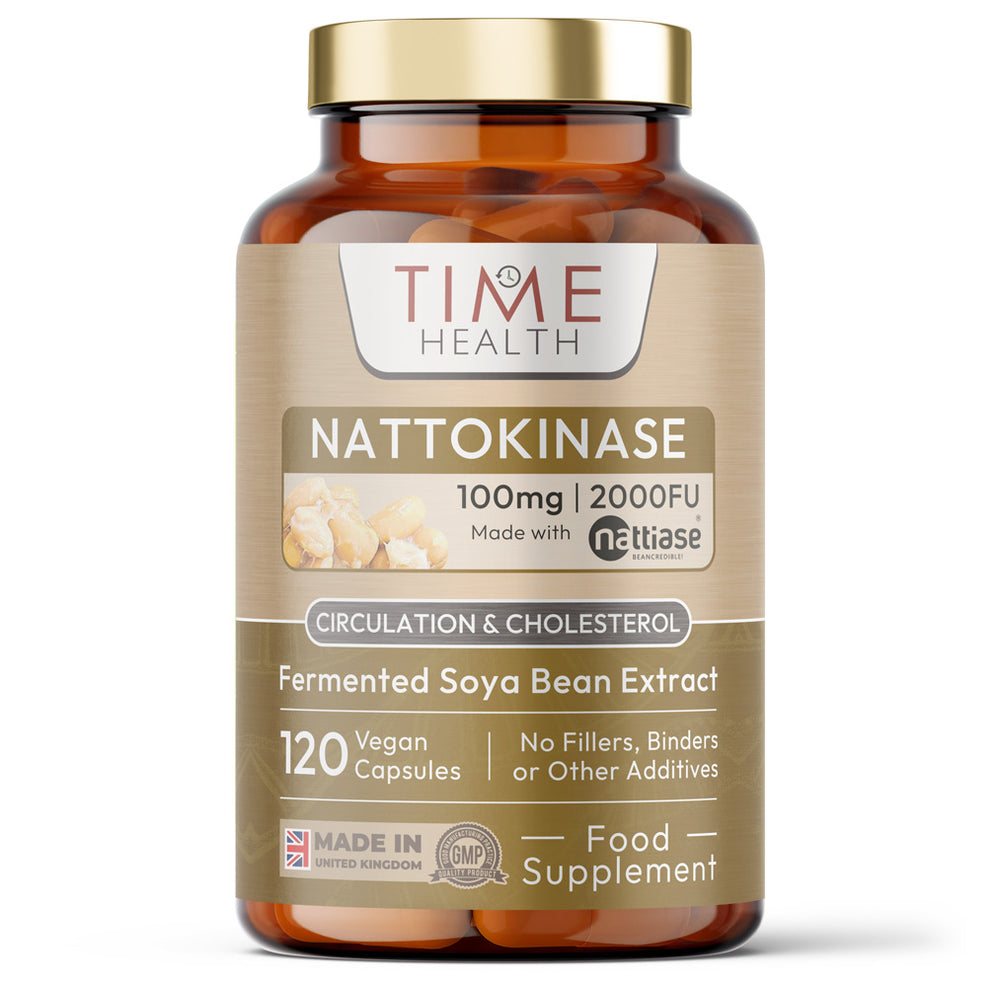 Nattokinase Capsules - Fermented Soya Extract - Nattiase® - 2000 FU / 100mg