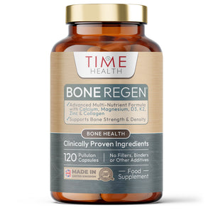 Bone Regen® – Bone Strength, Structure, Density & Fracture Repair – with Calcium, Magnesium, Vitamin D3, K2, Zinc & Collagen – Clinically Proven Ingredients for Complete Osteo Support