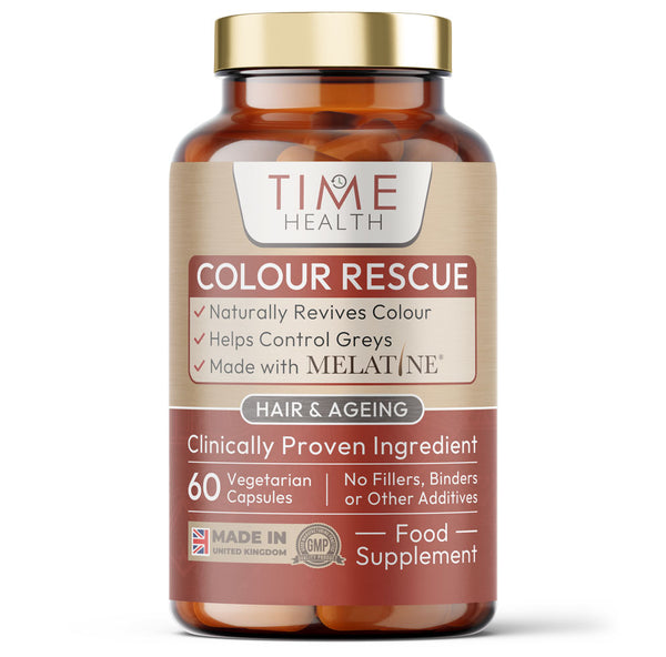 Colour Rescue - Revive Natural Colour & Control Grey Hairs - with Clinically Proven MELATINE® - For Men & Women