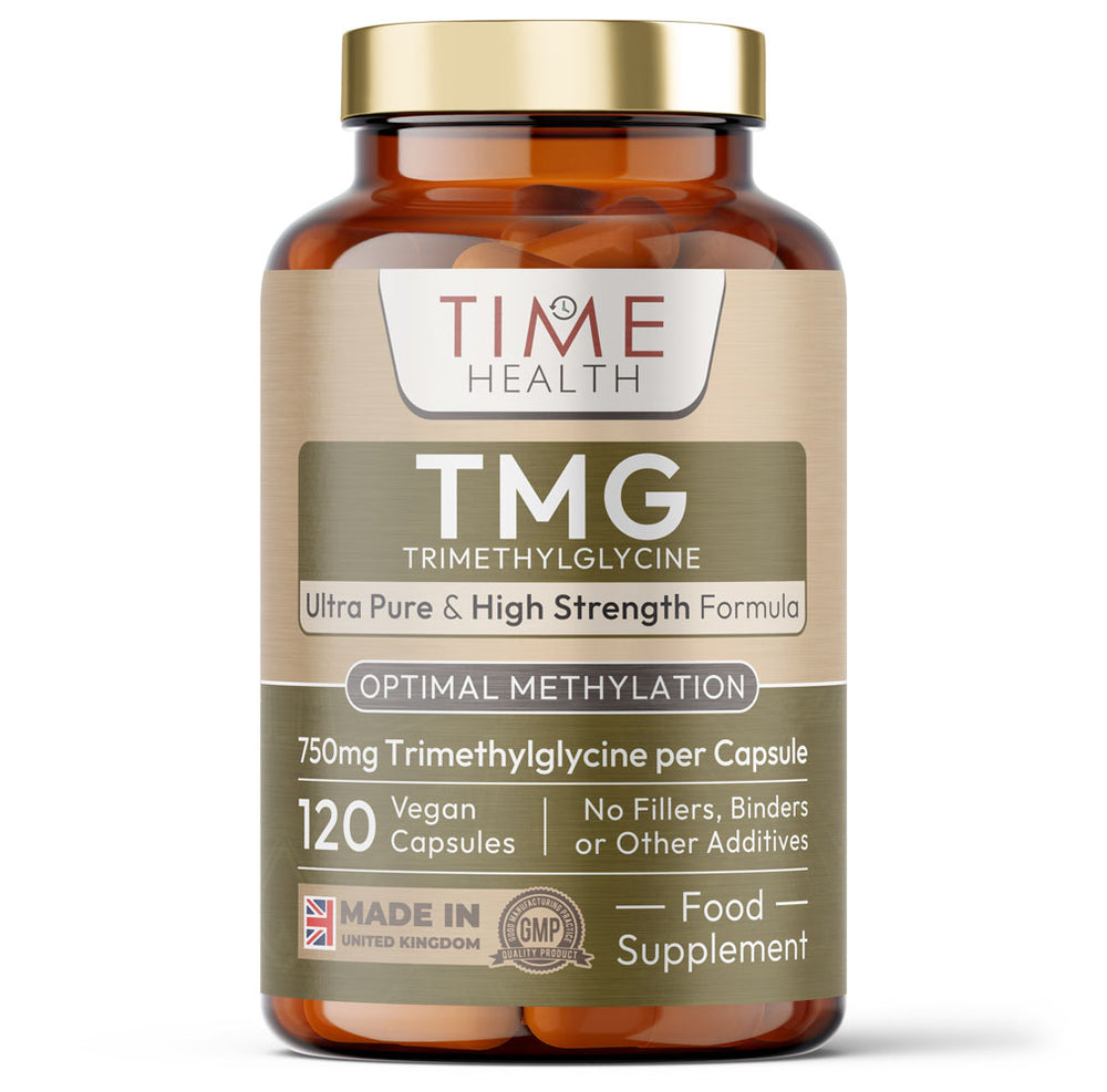 TMG (Trimethylglycine) - for Optimal Methylation & Homocysteine Levels - 600mg - Ultra Pure & High Strength