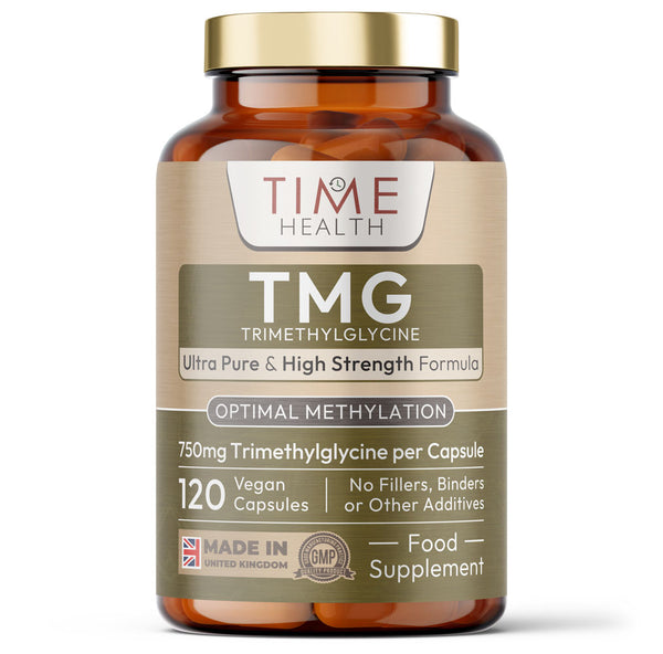 TMG (Trimethylglycine) - for Optimal Methylation & Homocysteine Levels - 600mg - Ultra Pure & High Strength