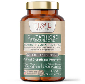 Glutathione Precursors - Tri-Peptide Formula Glycine, Glutamine & NAC - Enhanced with Na-RALA, Biotin, Selenium, Molybdenum & HEPURE™ - for Efficient Glutathione Production