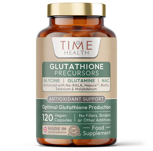Glutathione Precursors - Tri-Peptide Formula Glycine, Glutamine & NAC - Enhanced with Na-RALA, Biotin, Selenium, Molybdenum & HEPURE™ - for Efficient Glutathione Production