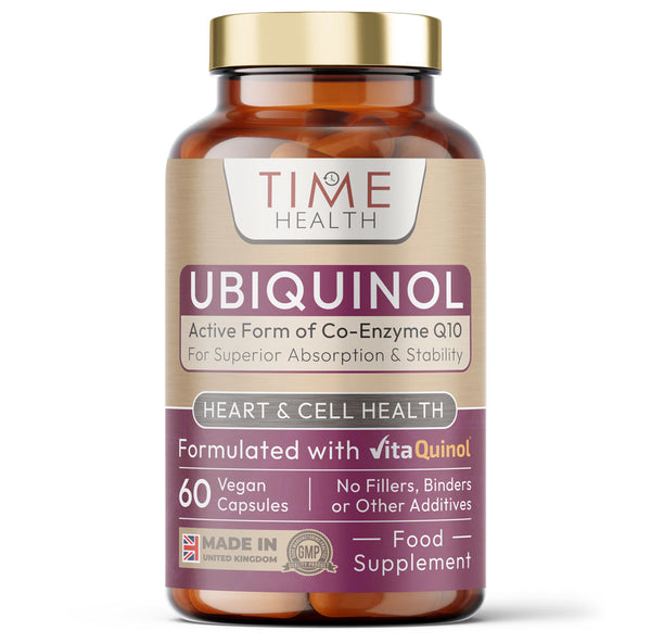 Ubiquinol - 200mg - Active Coenzyme Q10 - Enhanced Absorption - Premium VitaQuinol® - 1 Month Supply - Mitochondrial & Heart Support - 60 Capsules