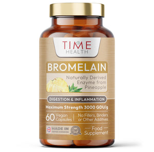 Bromelain Capsules - High Strength 500mg / 3000 GDU/g  - From Pineapple