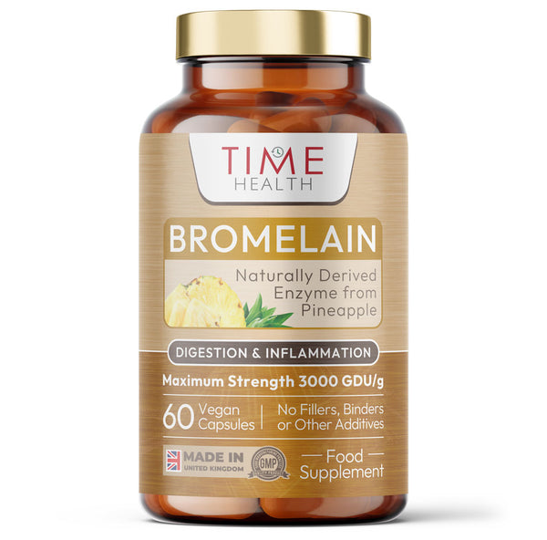 Bromelain Capsules - High Strength 500mg / 3000 GDU/g  - From Pineapple