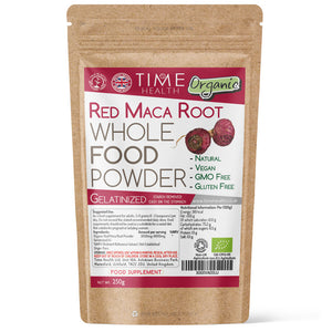 Red Maca Root - Gelatinised - Soil Association Certified Organic - Capsules / Powder