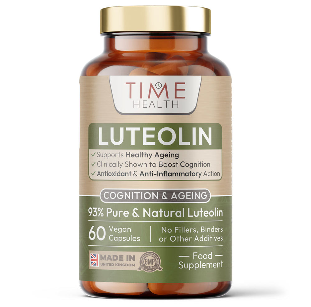 Luteolin Capsules - Standardised to 93% Purity - 100mg Capsules - Supports Cognitive Health & Longevity