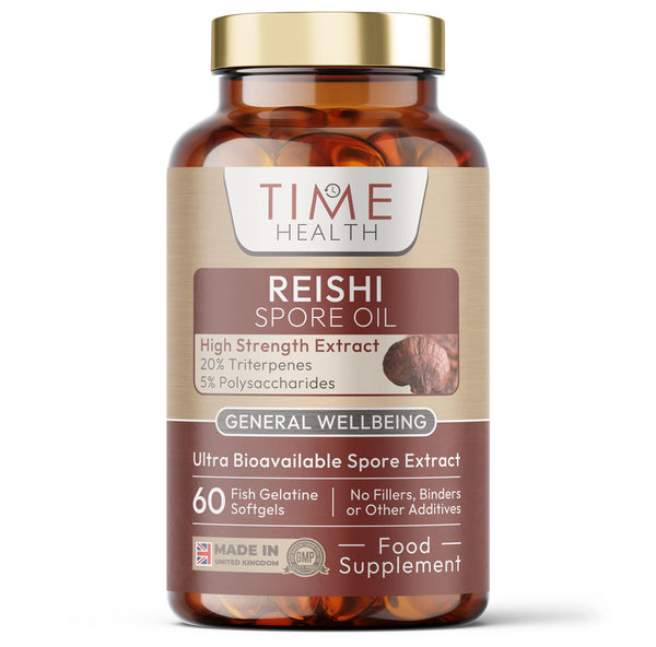 Reishi Spore Oil Softgels – 20% Triterpenes – Immune & Longevity Support