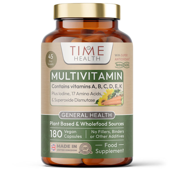 Whole Food Plant Based Multivitamin 100%+ NRV | 180 Capsules