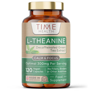 L-Theanine – Green Tea Extract (Decaffeinated) Providing 300mg Theanine per Serving – Sleep & Relaxation Support – Promotes Mental Clarity