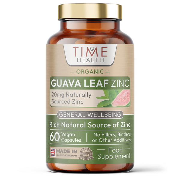 Organic Guava Leaf Extract – 20mg Natural Zinc – Immunity & Hormone Support