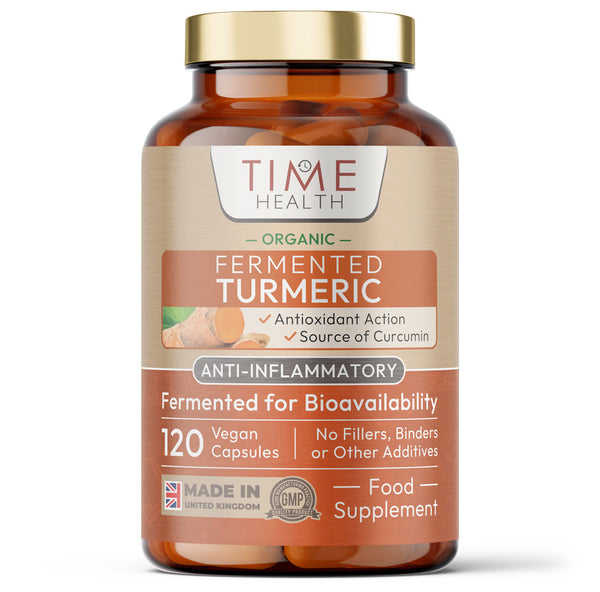 Organic Fermented Turmeric – 120 Capsules – Highly Bioavailable – Nutrient Rich – Vegan