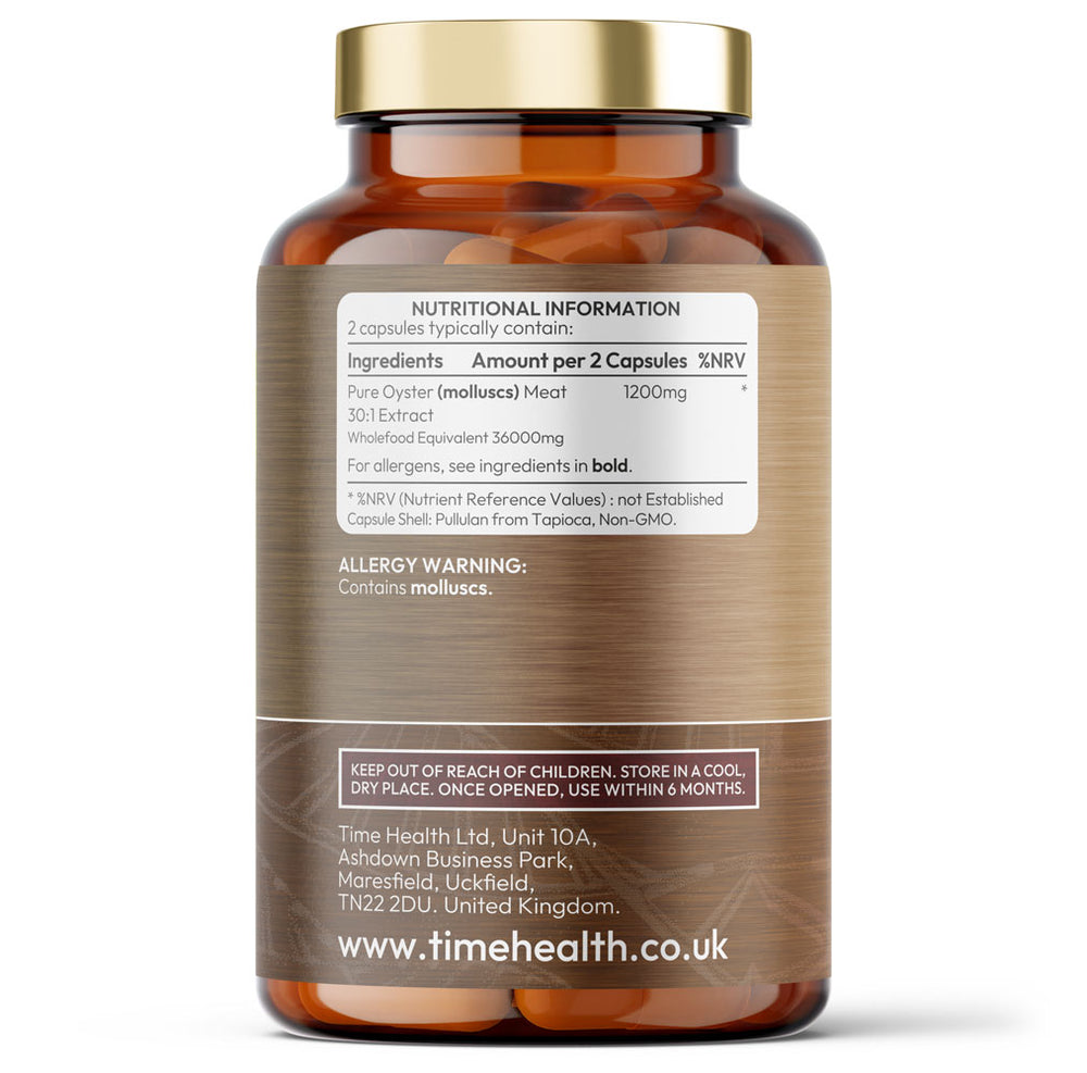 Pure Oyster Meat Extract - Natural Testosterone & Libido Boost