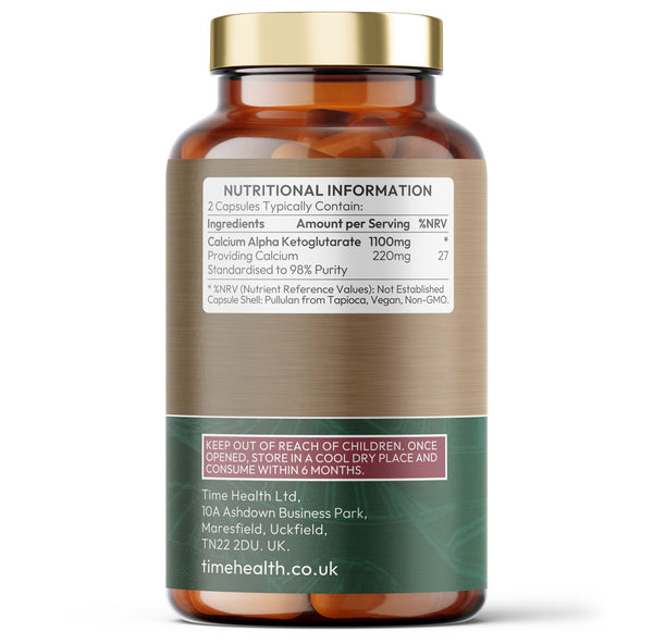 Ca-AKG - Pure Calcium Alpha Ketoglutarate Lifespan, Bones & Muscles