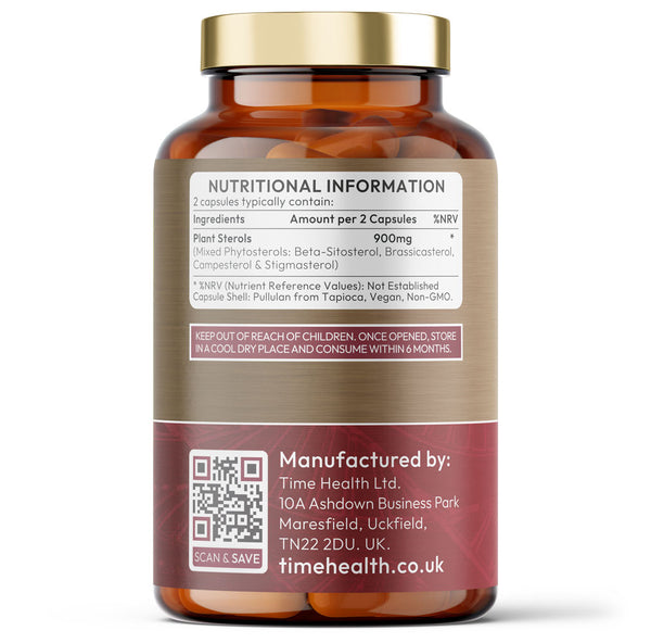 Plant Sterols – Beta-Sitosterol, Brassicasterol, Campesterol & Stigmasterol – Cholesterol & Heart Support