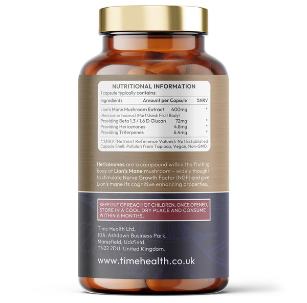 Lion's Mane NGF - High Strength - Cognitive Function