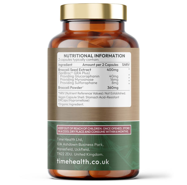 Glucoraphanin & Sulforaphane from Broccoli Extract – Premium SanBroc – Long-Lasting Antioxidant Properties