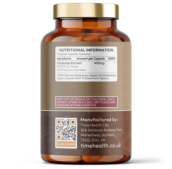 Cordyceps - High Strength - 50% Polysaccharides
