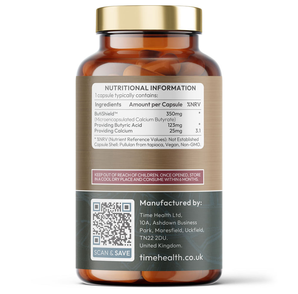 Calcium Butyrate Postbiotic – ButiShield™ 35% Butyric Acid – Gut & Microbiome