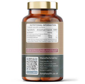 Calcium Butyrate Postbiotic – ButiShield™ 35% Butyric Acid – Gut & Microbiome