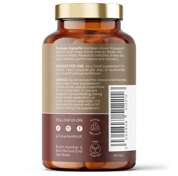 Fadogia Agrestis - High Strength 20:1 - Lean Muscle Growth & Recovery - Athletic Performance