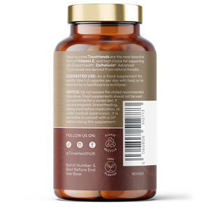 DeltaGold® Annatto Tocotrienols – Next-Gen Vitamin E 125mg – Heart & Cellular Health