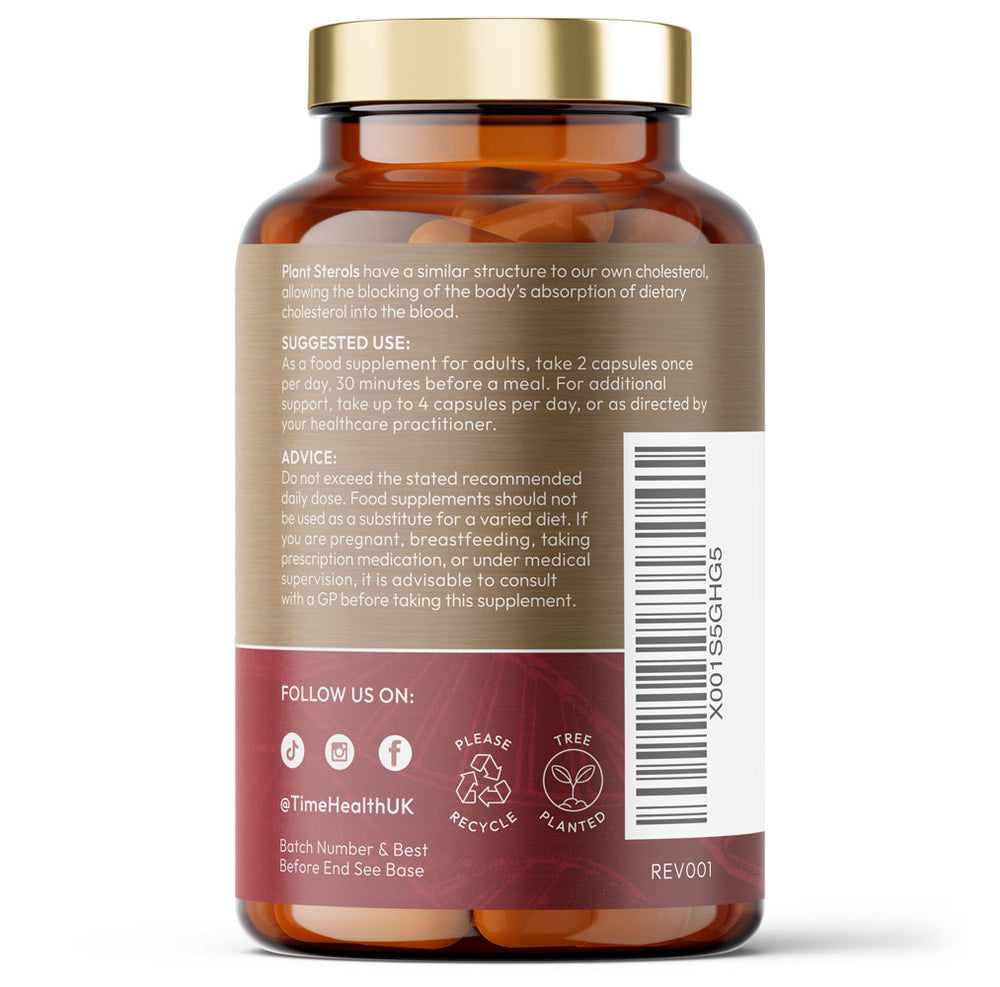 Plant Sterols – Beta-Sitosterol, Brassicasterol, Campesterol & Stigmasterol – Cholesterol & Heart Support