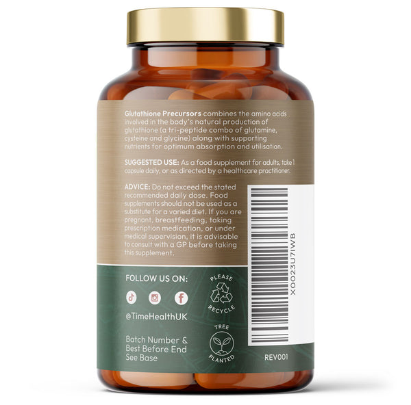 Glutathione Precursors - Glycine, Glutamine & NAC plus Na-RALA, Biotin, Selenium, Molybdenum & HEPURE™