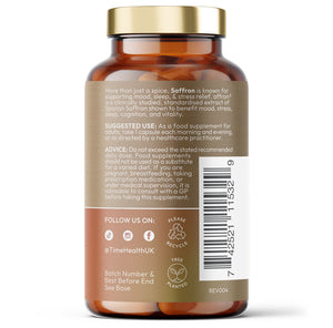 Saffron Complex – 3.5% Leptricrosalides®- Saffron, Choline, Quercetin & Omega 3 – 60 Capsules