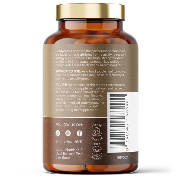 Cordyceps - High Strength - 50% Polysaccharides