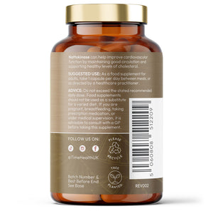 Nattokinase Capsules - Fermented Soya Extract - Nattiase® - 2000 FU / 100mg