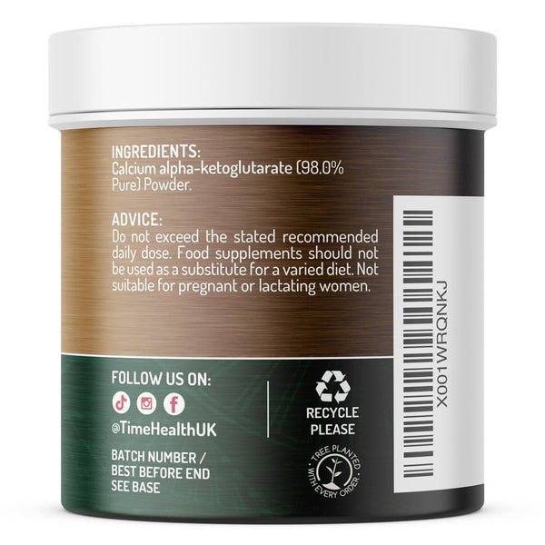 Ca-AKG - Pure Calcium Alpha Ketoglutarate Lifespan, Bones & Muscles