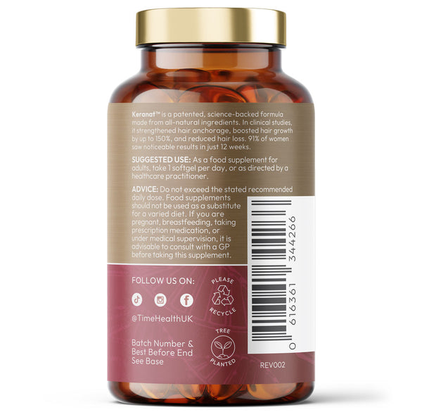 Hair Complex - Clinically Proven Keranat™ - Improves Hair Brightness, Volume & Beauty