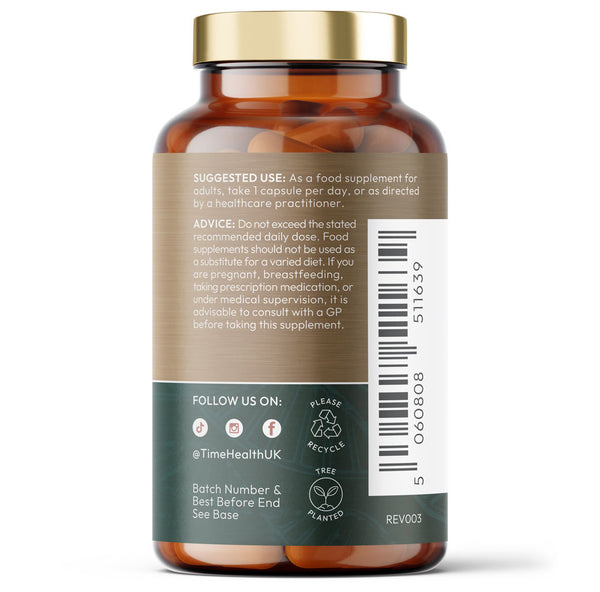 Bio-Enhanced® R-Lipoic Acid - 60 x 245mg Capsules - Stabilised & Highly Dosed Na-RALA - Biotin