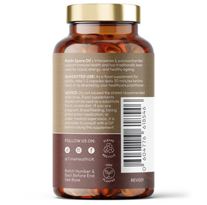 Reishi Spore Oil Softgels – 20% Triterpenes – Immune & Longevity Support