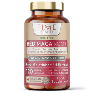 Red Maca Root - Gelatinised - Soil Association Certified Organic - Capsules / Powder