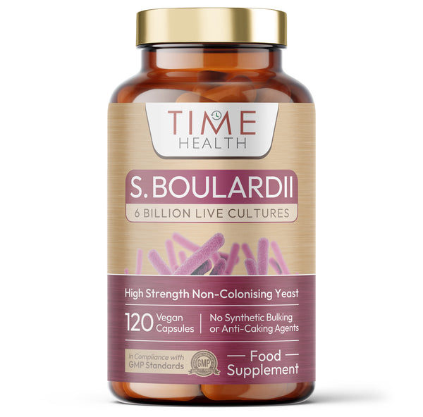 Saccharomyces Boulardii Probiotic – 6 Billion CFU – Gut, Immunity & Travel Support