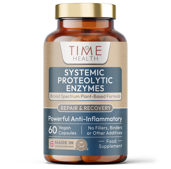 Systemic Proteolytic Enzymes Complex – Repair & Recovery – Mixed Enzyme Formula with Ginger & Ionic Trace Minerals