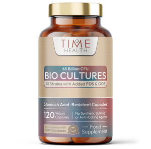 65 Billion CFU Bio Cultures – 28 Strains with Prebiotics FOS & GOS
