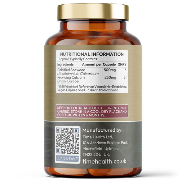 Marine Calcium & Trace Minerals from Lithothamnium Calcareum Seaweed