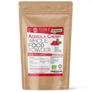 Acerola Cherry Powder – Soil Association Approved Certified ORGANIC Powder Natural Vitamin C of 18%