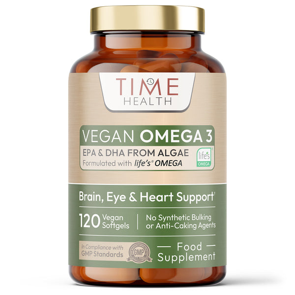 Vegan Omega 3 – EPA & DHA from Algae Oil – Heart, Brain & Eye Health