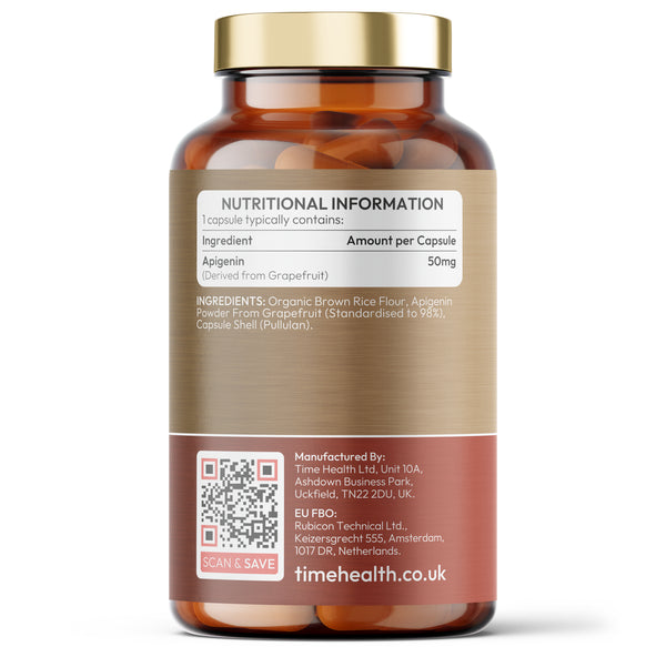 Apigenin - from Grapefruit - Sleep & Relaxation - NAD+ Booster