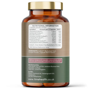 Vitamin B Complex - Whole Food & Plant-Based with Cultavit® - Energy & Nerves