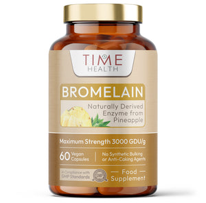 Bromelain Capsules - High Strength 500mg / 3000 GDU/g  - From Pineapple