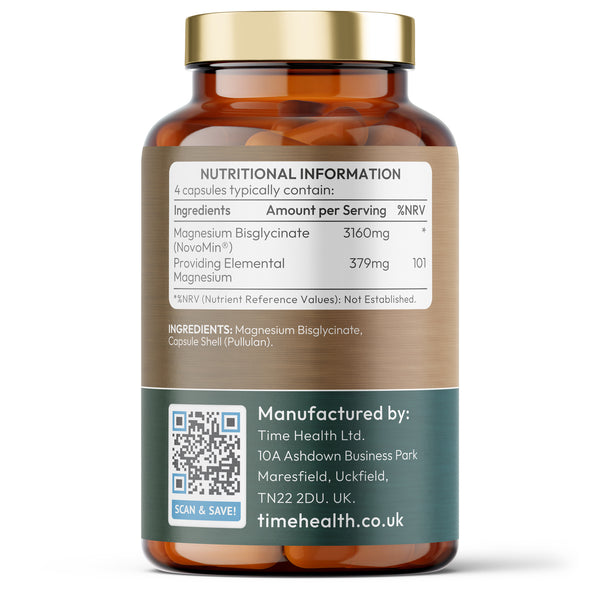 Magnesium Bisglycinate – High Absorption & Easy Digestion - Premium NovoMin®