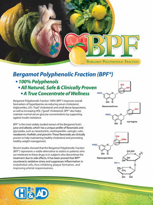 Organic Citrus Bergamot - 38% Polyphenols - BPF™ - Cholesterol